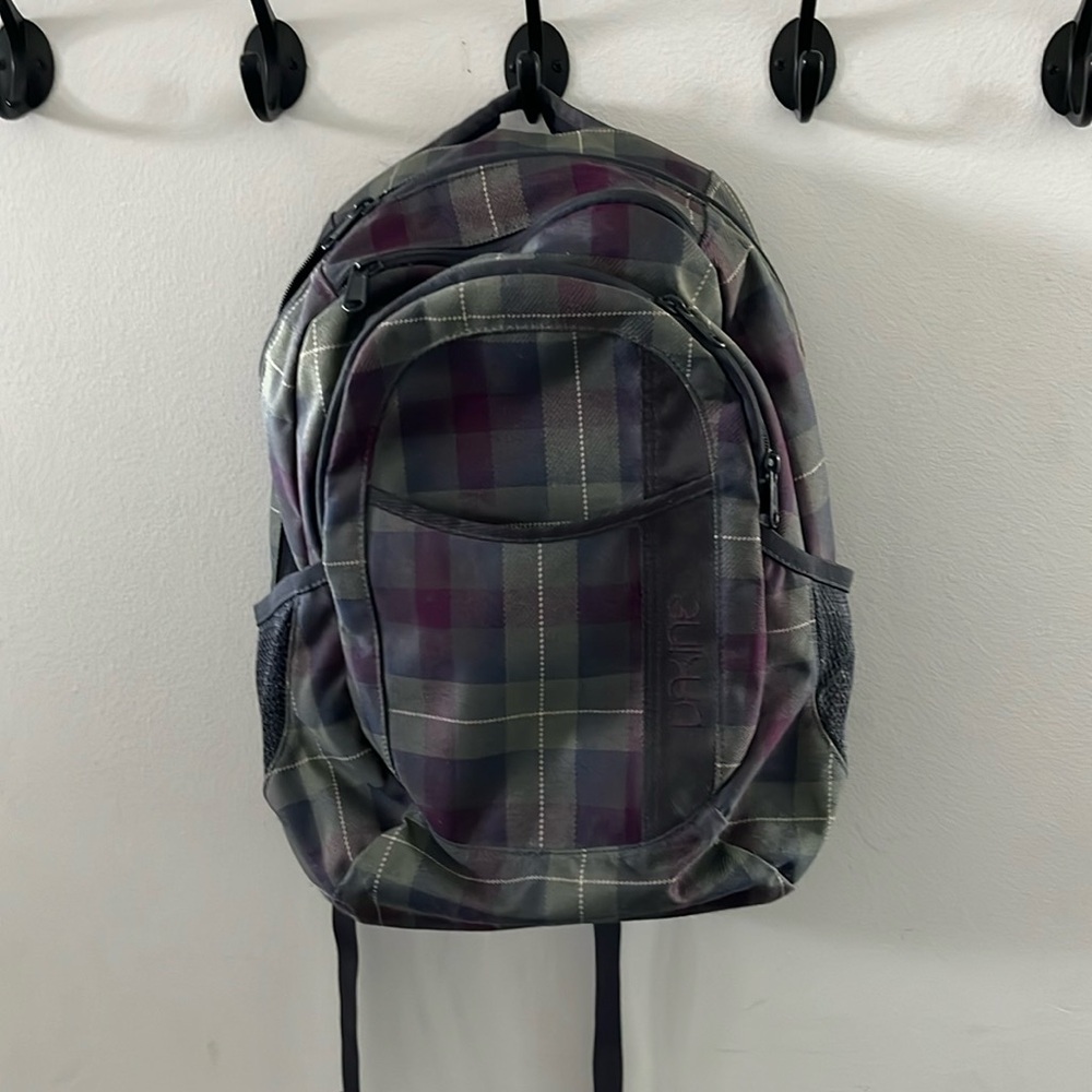 DAKINE plaid backpack